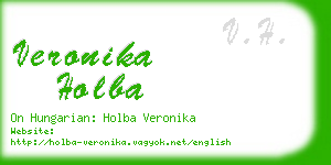 veronika holba business card